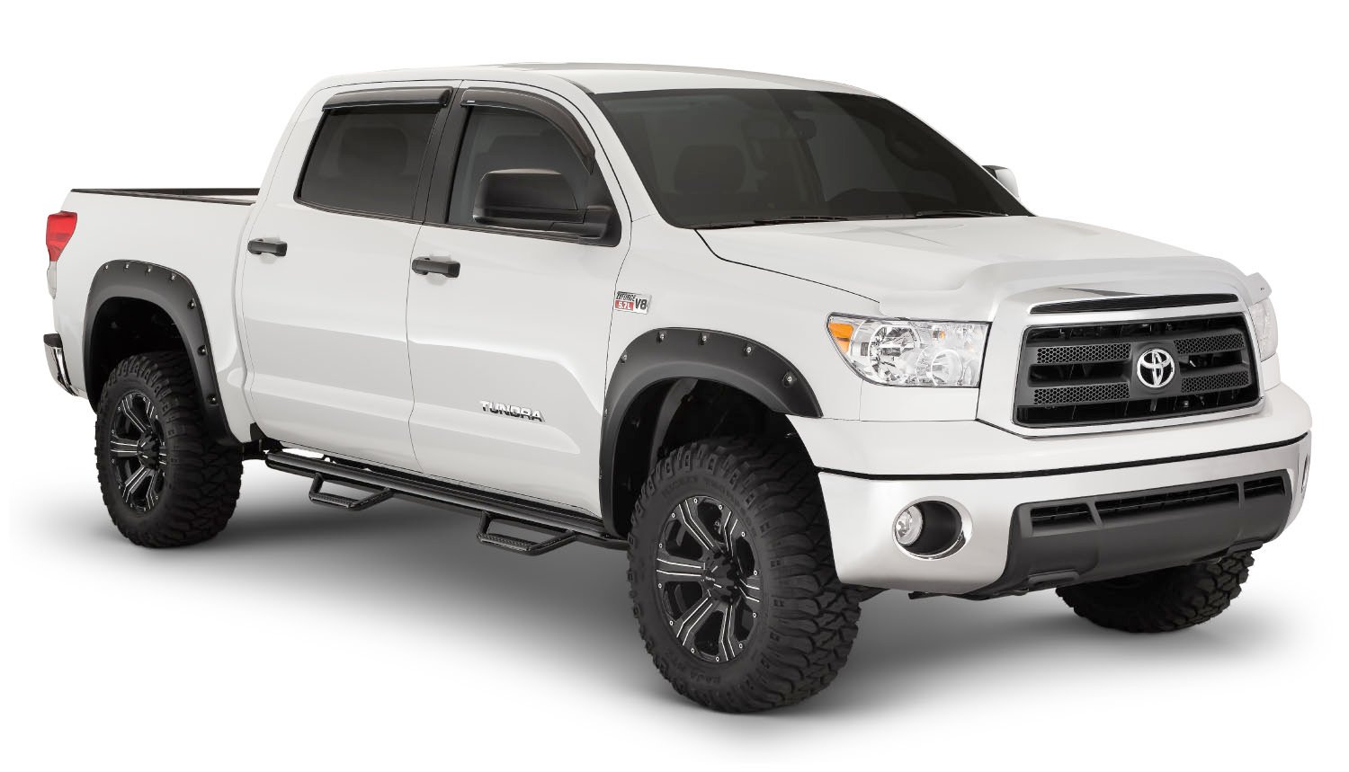 Bushwacker White Pocket Style Fender Flares