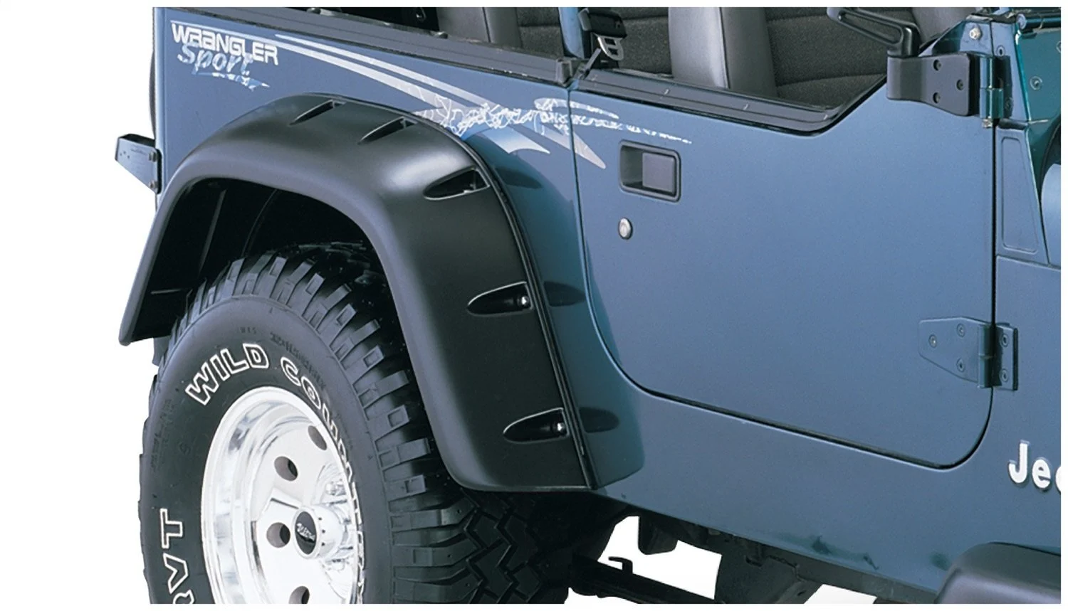 Bushwacker Cut-Out Style Fender Flares for Jeep Commander