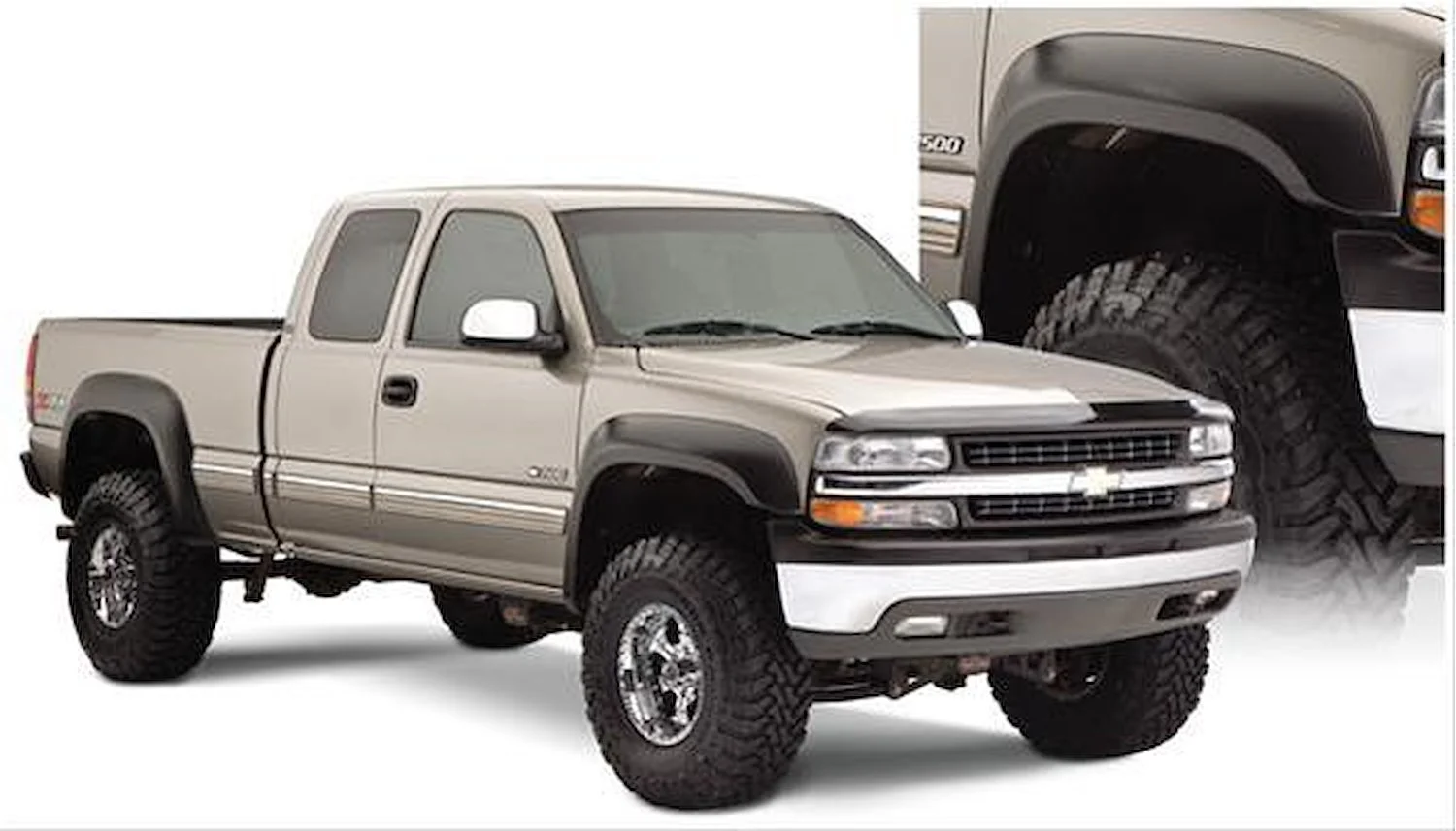 Bushwacker Aluminum Extend-A-Fender Flares